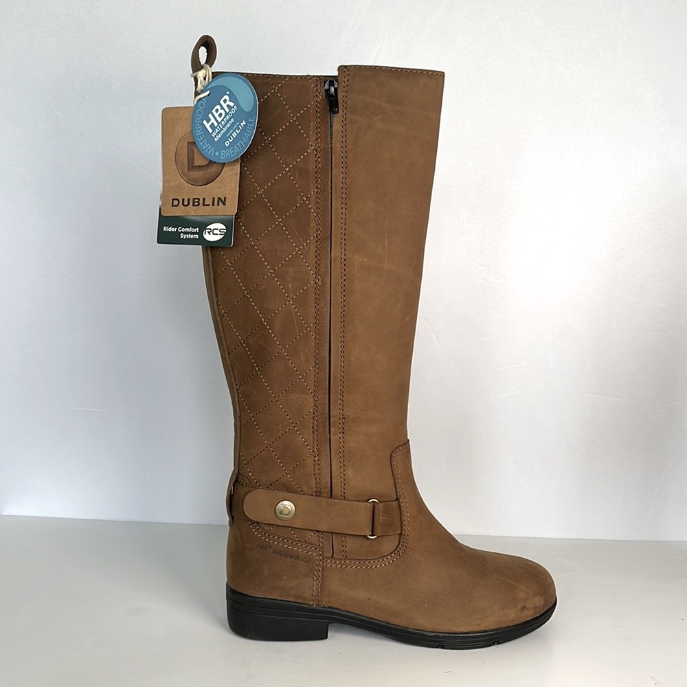 Dublin Tall Boots, HBR Waterproof, Women’s size 8